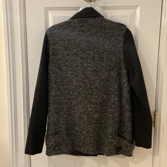 Gorgeous Edgy Wool Blend Coat M - Picture 7 of 8